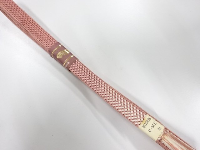 未使用品　正絹　手組帯締め